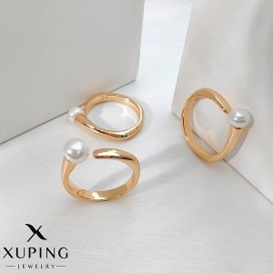 انگشتر تک مروارید مینیمال ژوپینگ